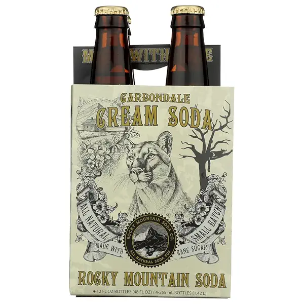 Rocky Mountain Soda Co Carbondale Cream Soda 4pk, 12 FZ 1