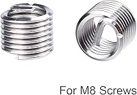 Vista 7 de Wolfride 30PCS M8 Helicoil Kit M8 x 0.049 in Kit de reparación de roscas Kit de restauración de roscas