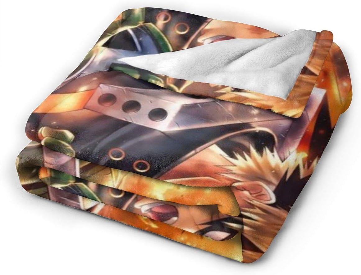 Frее Shірріng Ovеr $50 Magicuas Kachann BNHA Blanket Sherpa Throw Blanket Flannel Fleece Couch Quilted Blankets for Kids Adults for Thanksgiving Halloween 80x60