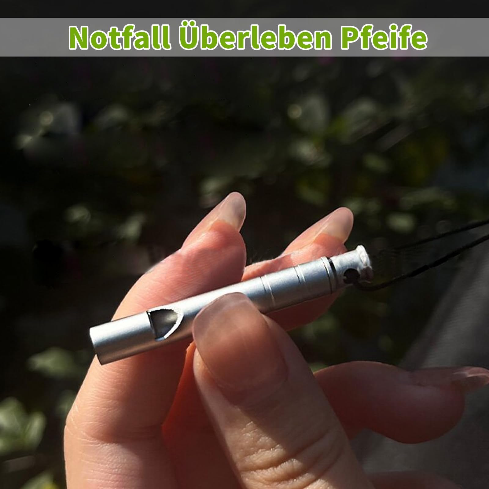 Raheem Titan Trillerpfeife Laut Notfall Signalpfeife 120 dB Notfallpfeife mit Schlüsselanhänger Loud Whistles Emergency Whistles für Outdoor-Camping Wandern Bootfahren Rucksackreisen Angeln