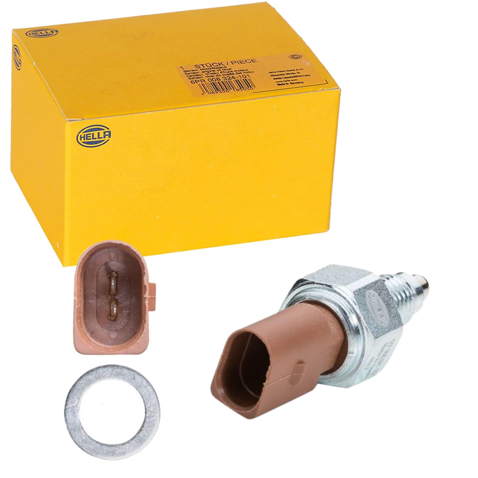 HELLA 6ZF 008 621-321 Interruttore Luce di retromarcia 12V 2 poli avvitato Contatto di chiusura elettrico