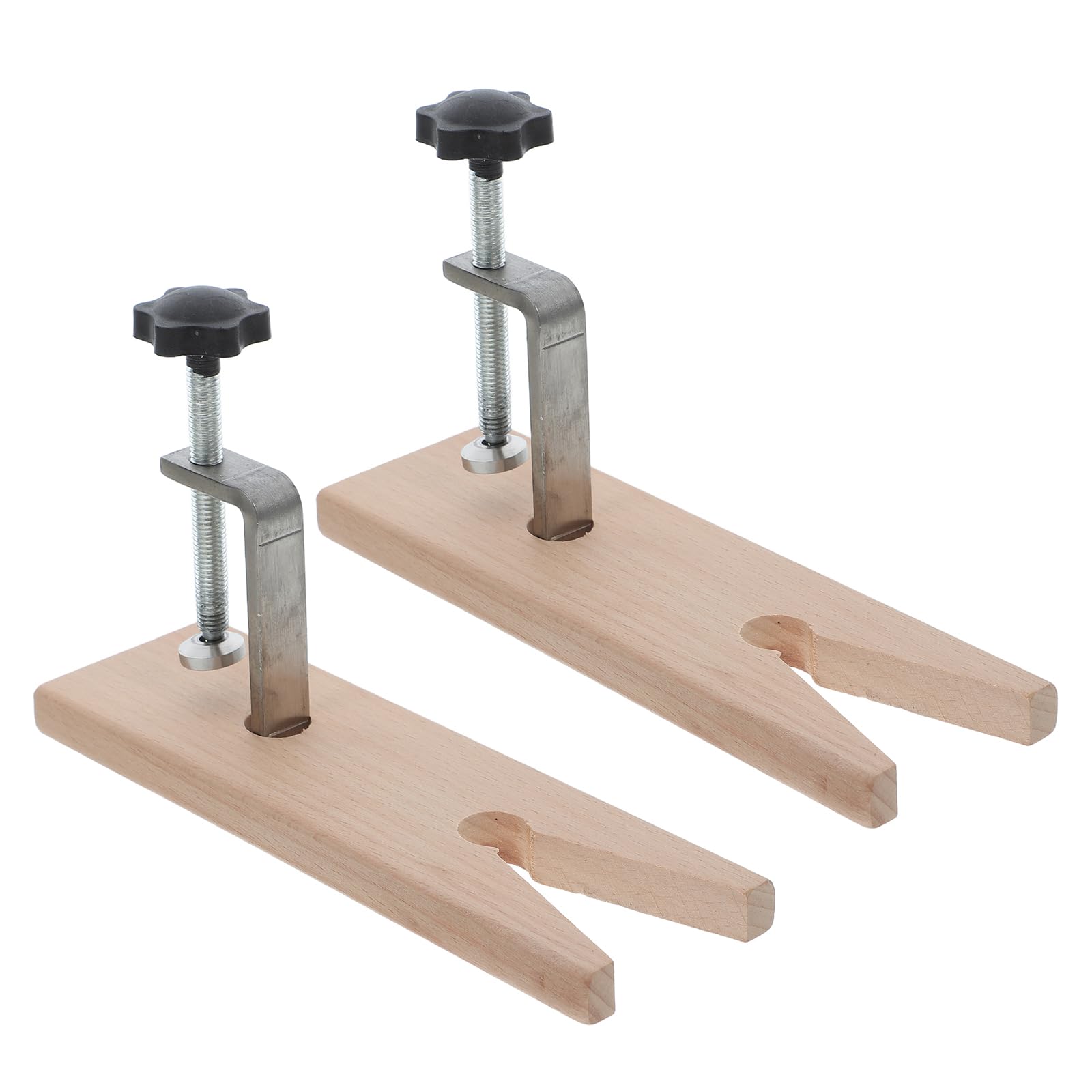 Baluue Morsetto da Banco Portatile Tavolo, 2 Set per Gioielli e Metallo | Legno e Ferro, Strumenti di Fissaggio Inclusi, per Lavorazioni Orafe e Assemblaggio da Banco