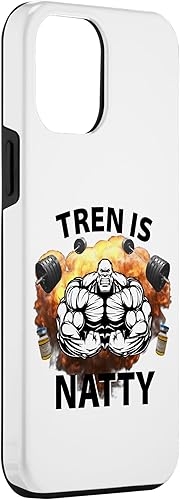 Miniatura 3 de Funda muscular de entrenamiento para iPhone 13 Pro Max Tren Is Natty Funny Bodybuilding Design Gym
