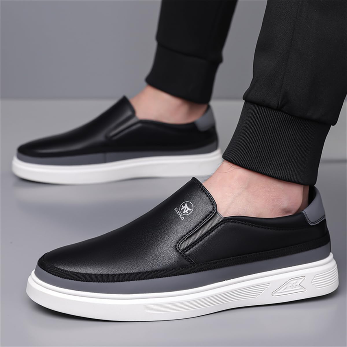 Veslexth Men's Slip-On Loafers Handmade Breathable Comfortable Soft Moccasin Driving Penny Casual Shoes - Image 3