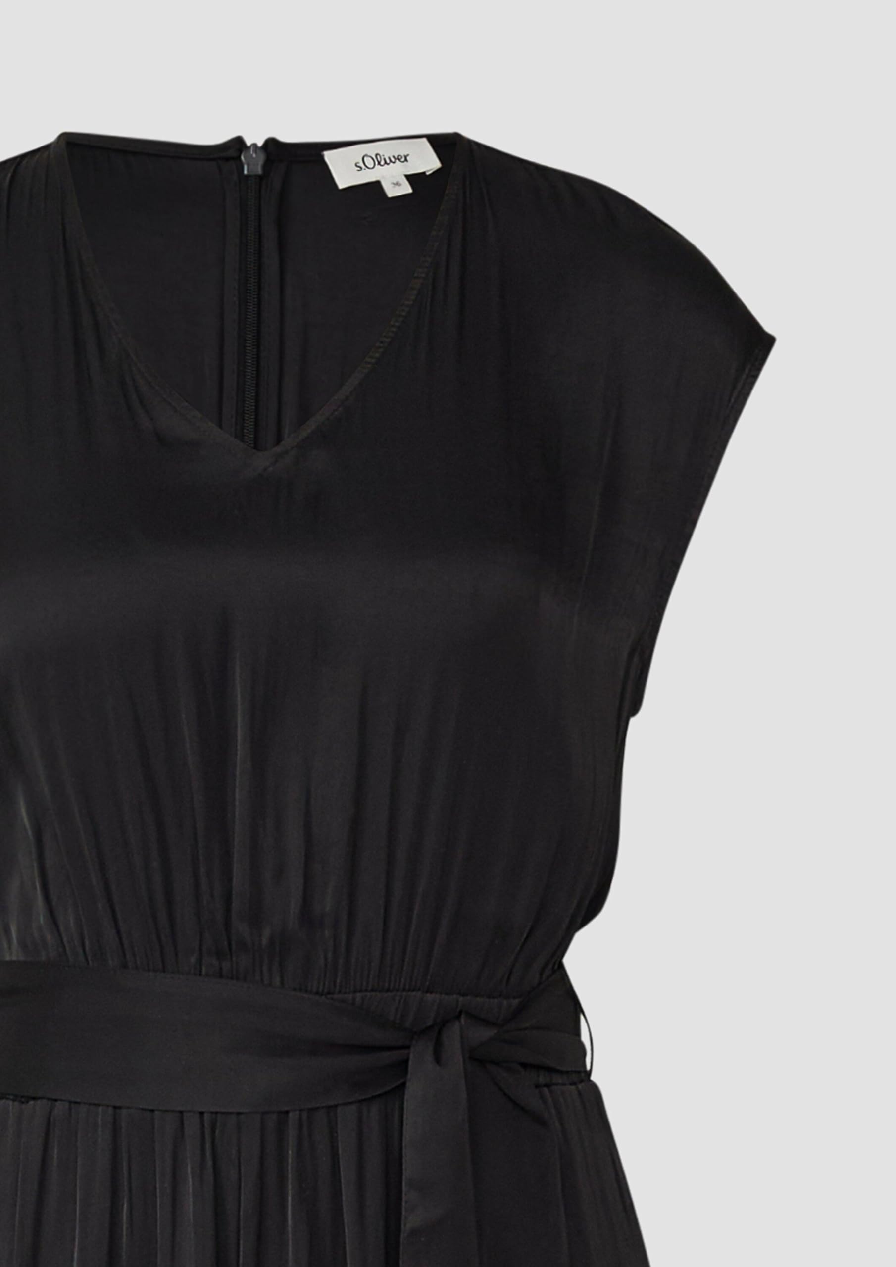 s.Oliver Satin-Jumpsuit mit Extra Wide Leg