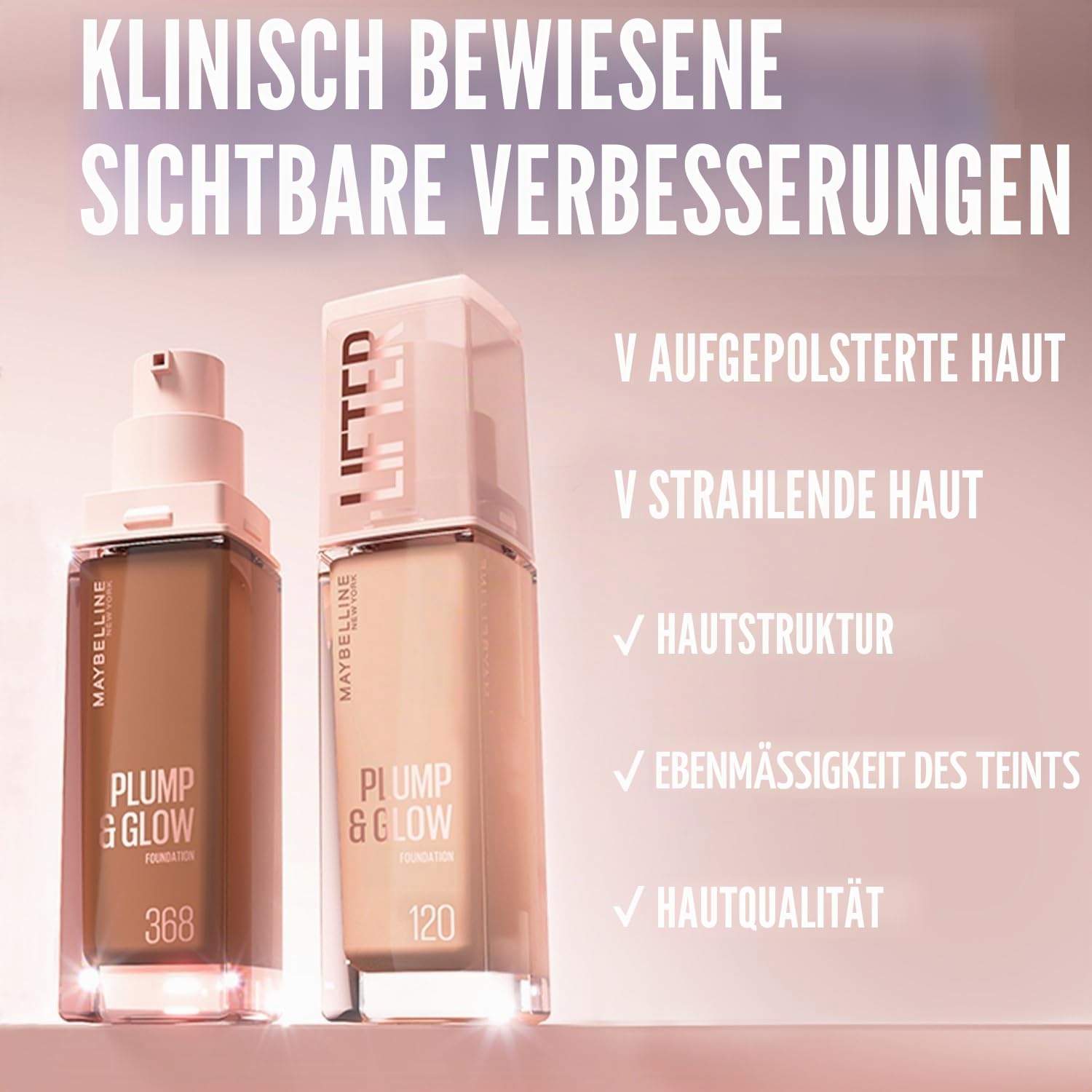 Maybelline New York Lifter Foundation, Flüssiges Make-up für strahlenden Teint mit Hyaluron und Niacinamid… – Ansicht 11