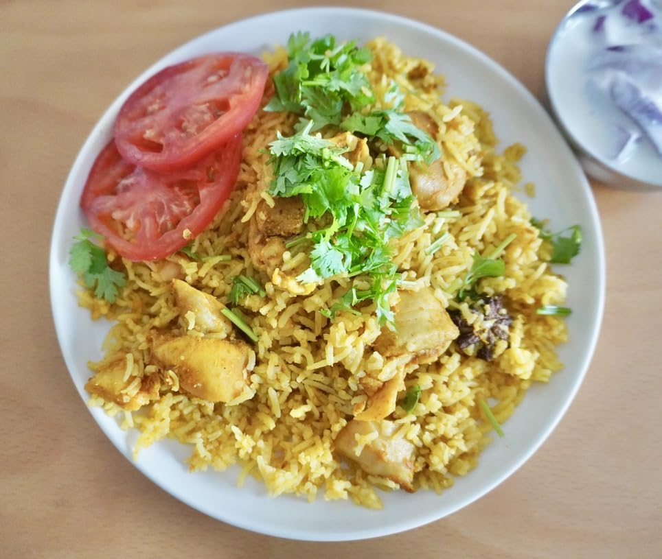 印度カリー子 の 炊飯器 でかんたん チキン ビリヤニ キット 4人分...