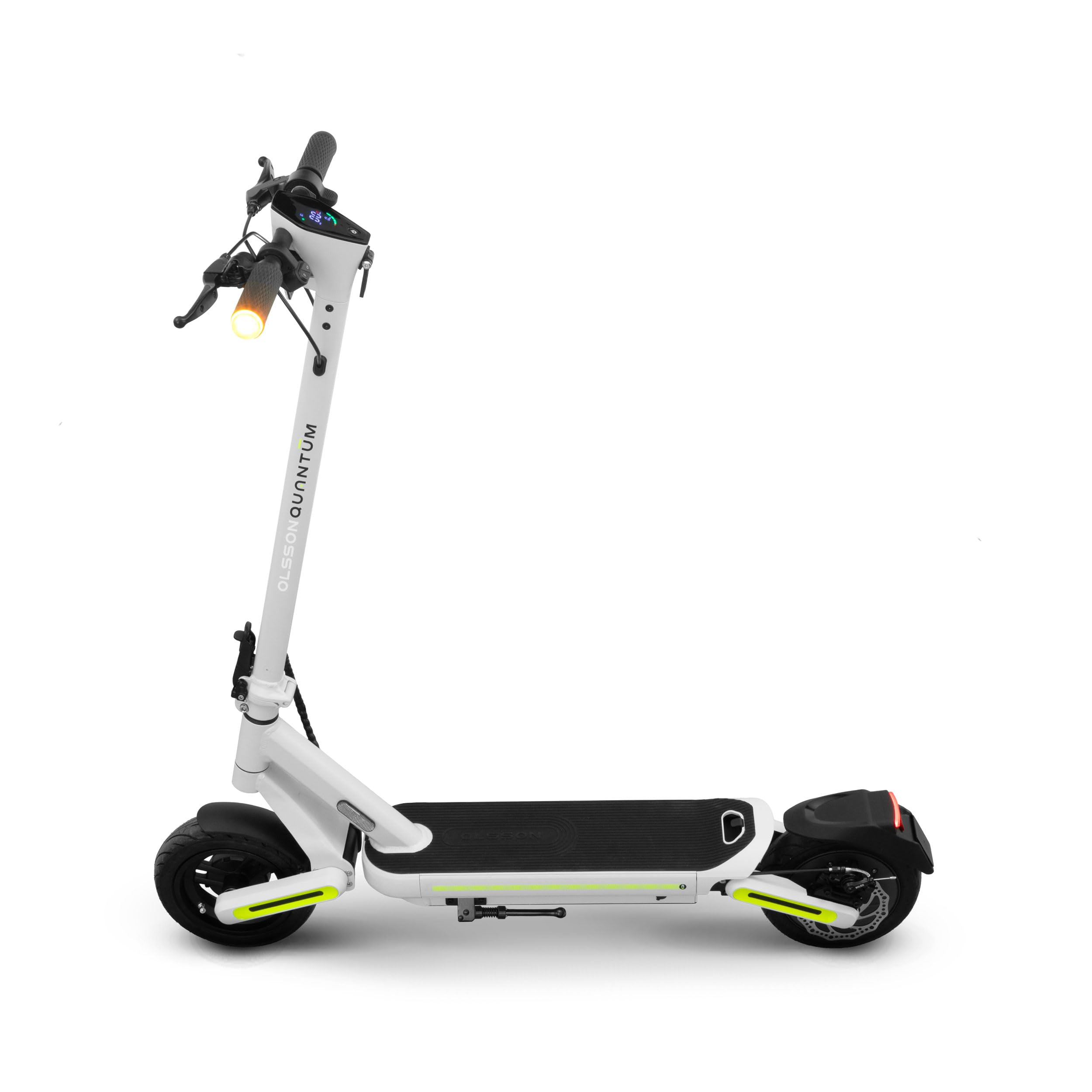 OLSSON Quantum Patinete Eléctrico Adultos Homologado DGT - 36V 580W Pot máxima 500 Nominal - Ruedas 10" - Intermitentes - Control de Crucero - Plegable - Bloqueable