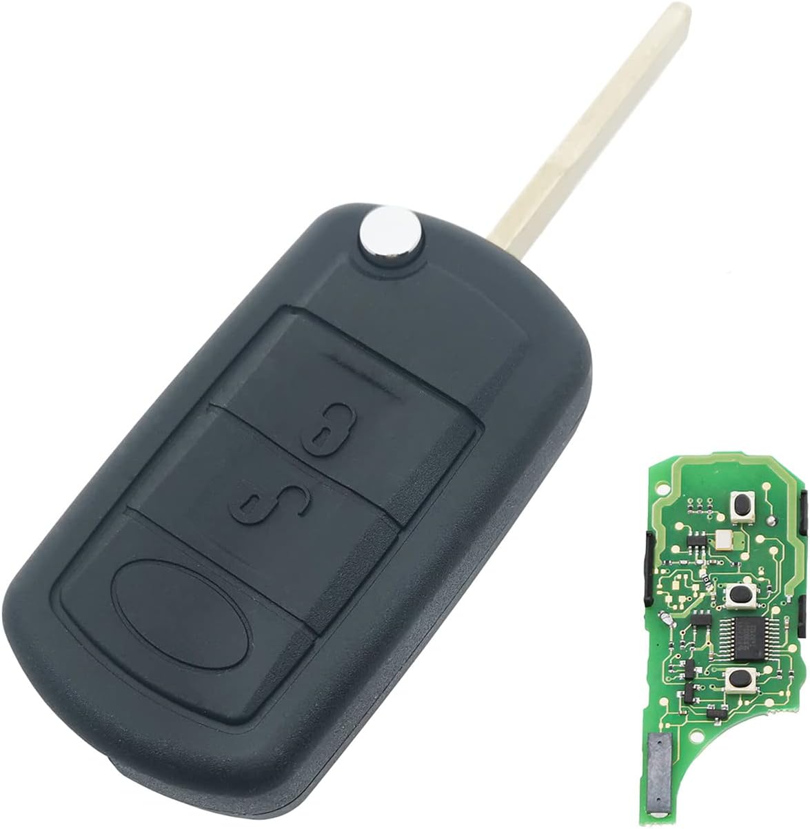 3 Buttons Keyless Remote Car Key Fob Fit for Land Rover LR3 Range Rover Sport 2005-2011 315MHz FCC ID:NT8-15K6014CFFTXA
