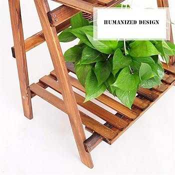 Amazon.co.jp: フラワースタンド 木製のはしご本棚垂直ユニット