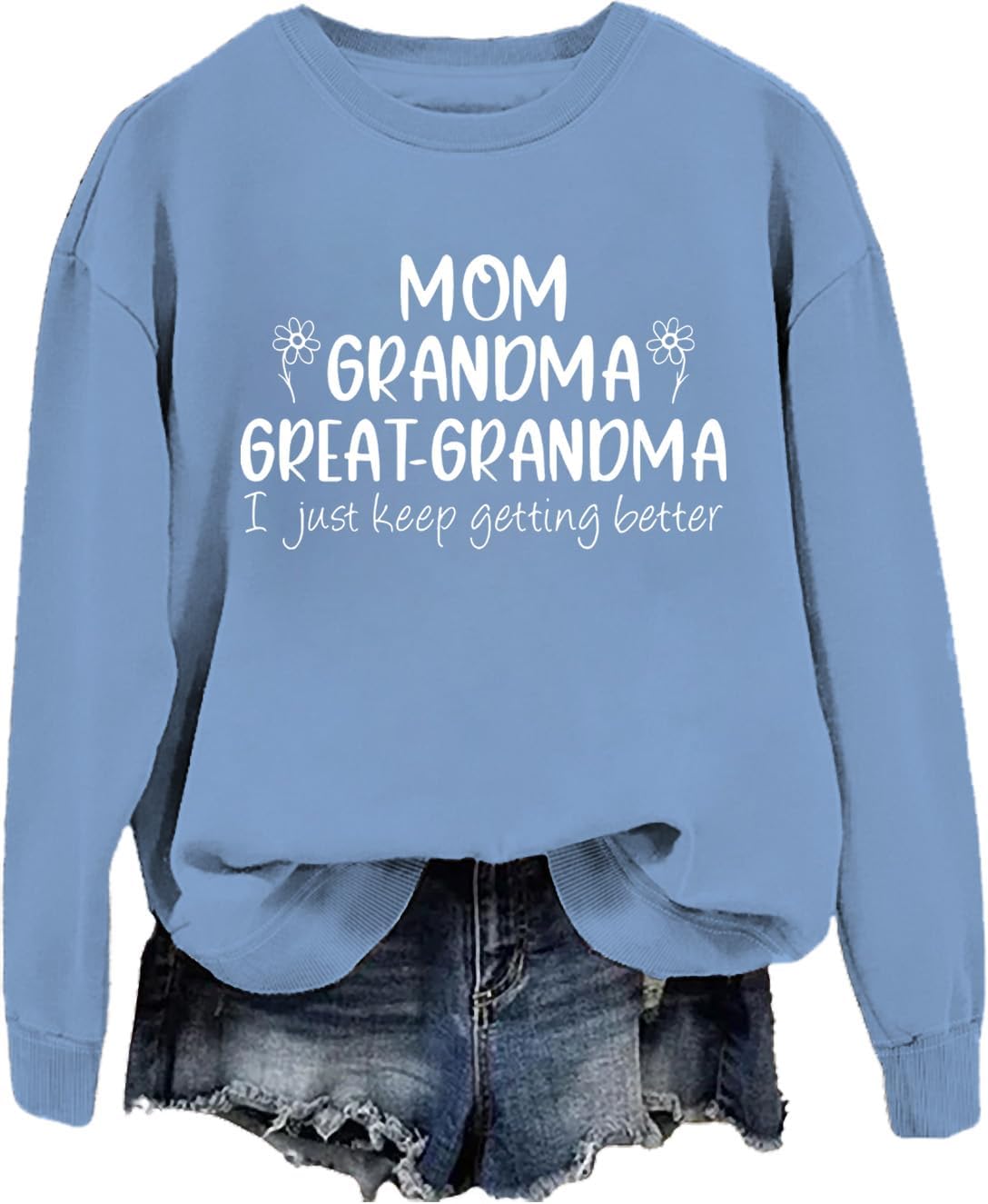 Great Grandma Sweatshirt Great Grandma Shirt Long Sleeves Grandma Sweatshirt For Women