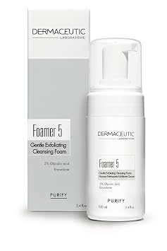 DERMACEUTIC FOAMER 5 Gentle EXFOLIATING Cleansing Foam Anti Aging Skin Care