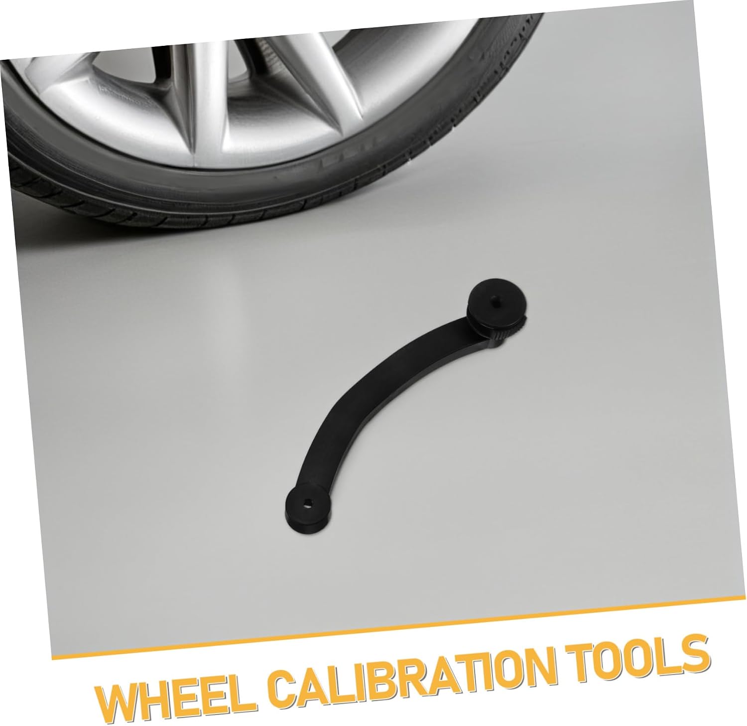Plastic Wheel Balance Caliper Handle, 14mm Hole, Black, Ergonomic