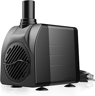 AC Infinity Submersible Water Pump 211 GPH (800 L/H), Ultra Quiet 18W Fish Tank Flow Pressure Control with 5 ft. High Lift Pump for Aquariums, Fountains, Ponds, Pools, Hydroponics