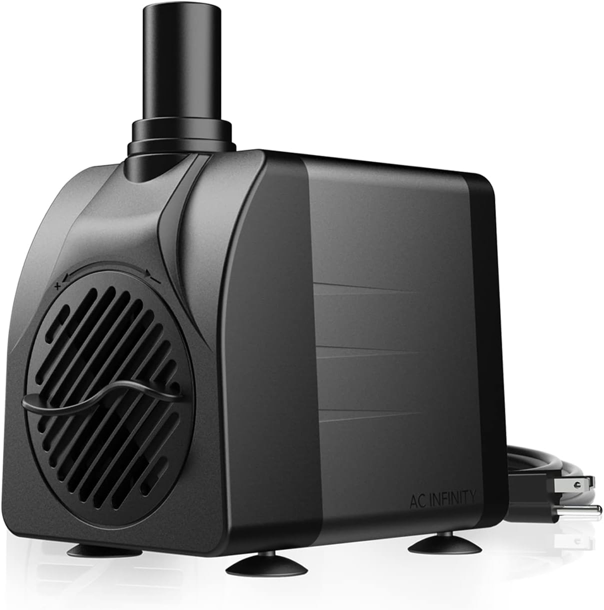 AC Infinity Submersible Water Pump 211 GPH (800 L/H), Ultra Quiet 18W Fish Tank Flow Pressure Control with 5 ft. High Lift Pump for Aquariums, Fountains, Ponds, Pools, Hydroponics