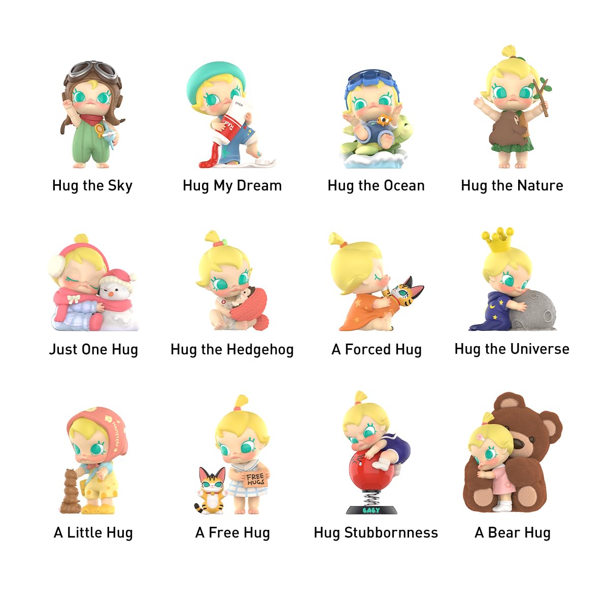 Amazon.co.jp: POP MART Baby Molly My Huggable Discovery シリーズ