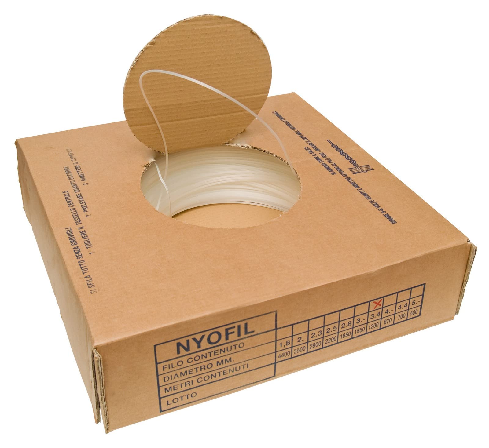 12KG FILO STENDIBIANCHERIA NYLON NYOFIL D. 4 MM