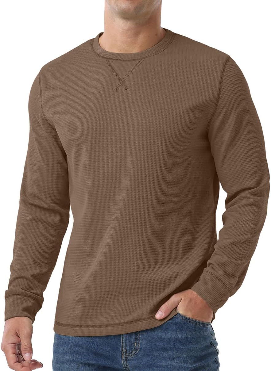 Sailwind Mens Waffle T-Shirt Long Sleeve Lightweight Casual Pullover Tees - Image 6