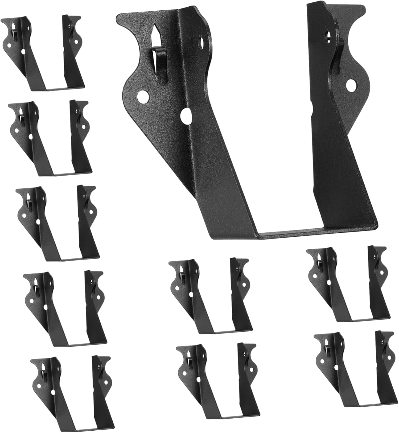 TEHAUX 10pcs Joist Hangers: Face Mount Beam Brackets for Keeping Clothes Neat - Rafter Brackets for Bedroom Laundry Room Hotel