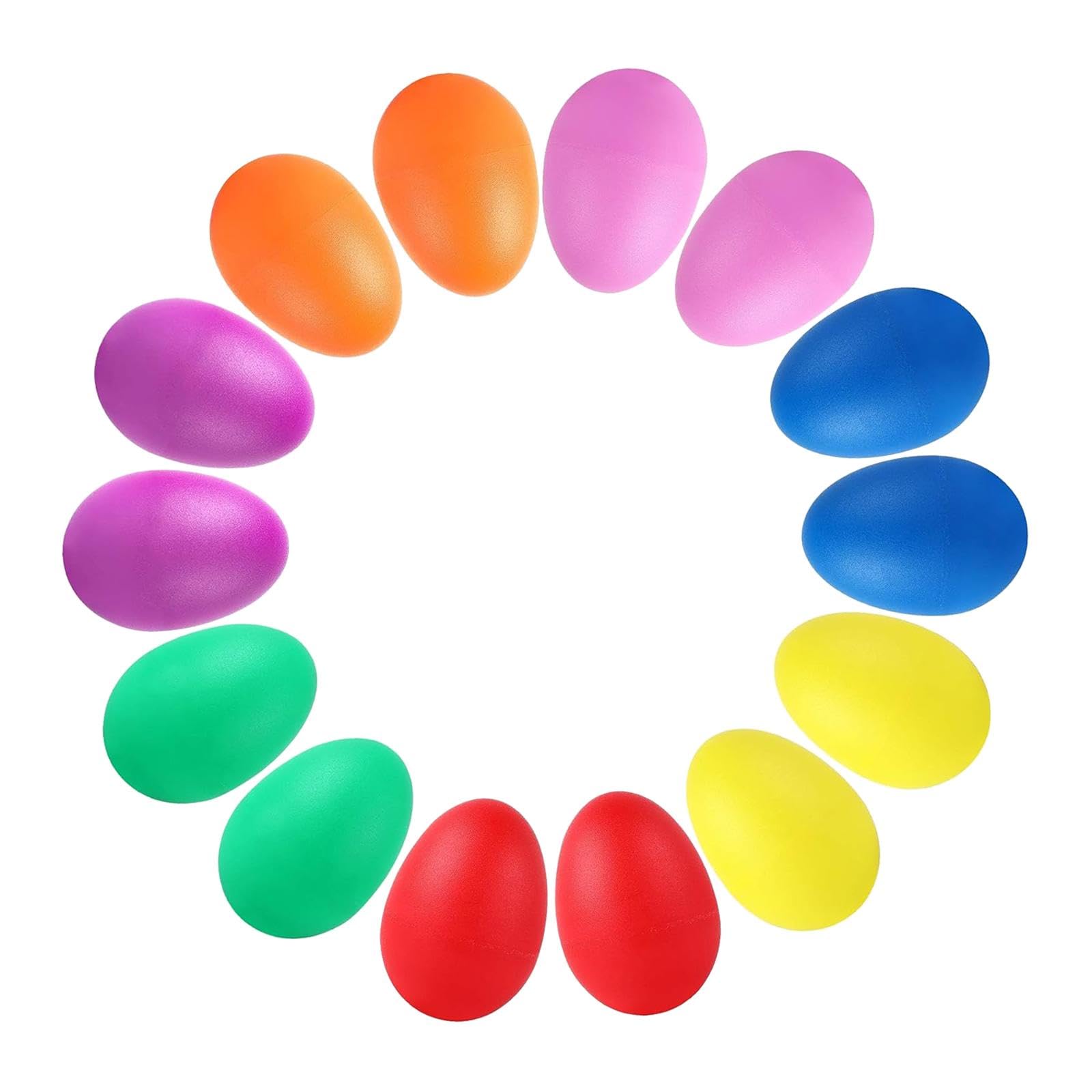 Egg Shaker Set Musical Instruments For Diy Painting Learning Kids And Adults 14Pc-image-8