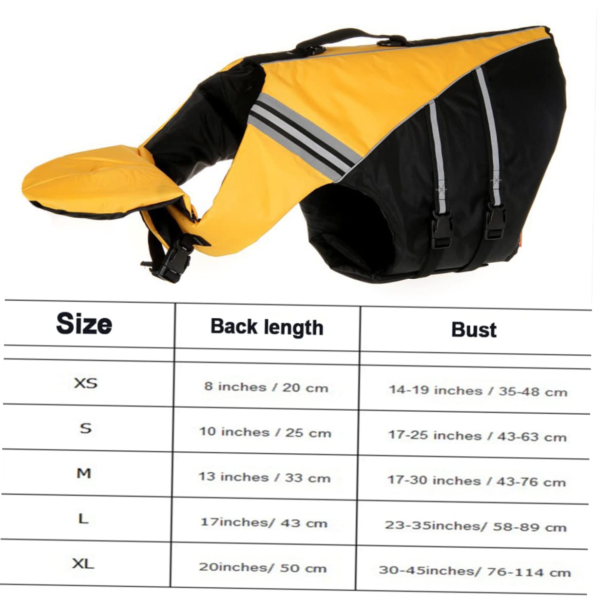 HANABASS Breathable Material Dog Size Xs Floatation Vest for Puppies Safety for Beach Activities