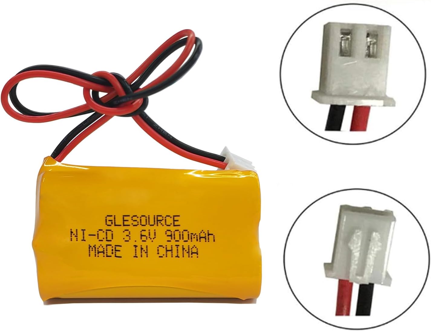 3.6V 900mAh AA Ni-Cd Exit Sign Emergency Light Battery, Replacement for Dantona CUSTOM-318 OSA230, Unitech LEDR-1 6200RP, Lowes 253799, Exitronix 10010037 (10 Pack)