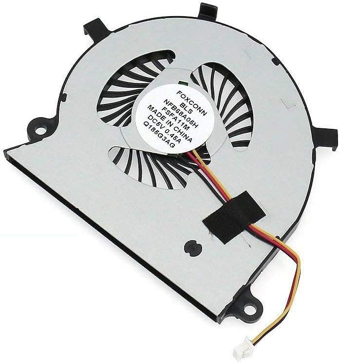 Replacement CPU Cooling Fan for Toshiba Satellite Radius P55W-B P55W-B5112 P55W-B5162SM P55W-B5181SM P55W-B5201SL P55W-B5220 P55W-B5224 P55W-B5260SM P55W-B5318 P55W-B5380SM Series