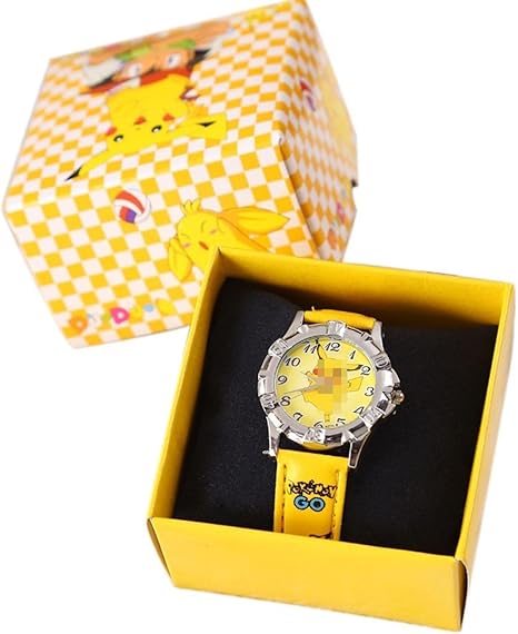 Amazon Co Jp 子供用時計ポケモン男の子女の子シリコンストラップクォーツミニモンスター時計ストラップボックス子供のおもちゃ誕生日プレゼント ファッション