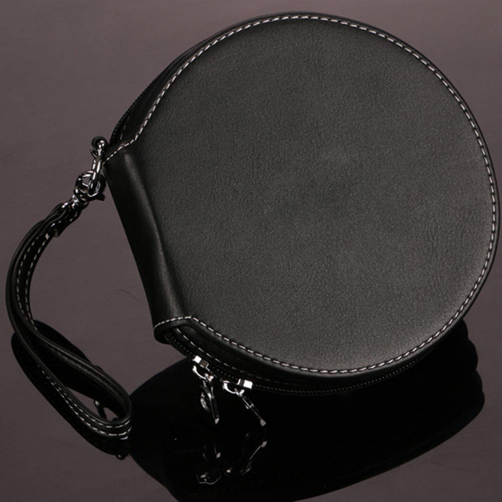 Porta CD Custodia Auto,Custodia per CD/DVD da 20 Capacità Portafoglio Portafoglio in Pelle PU Divisore per CD con Film per Film Divisorio Portatile per DVD Organizer Cartella per Viaggi in Auto