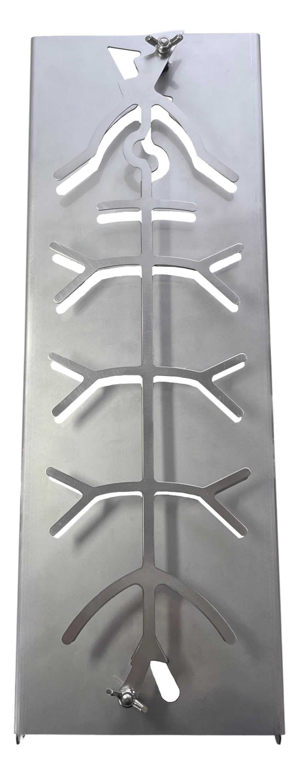 Plaisir du barbecue Planche à saumon flambé acier inoxydable Accessoires barbecue brasero Fabriqué Allemagne