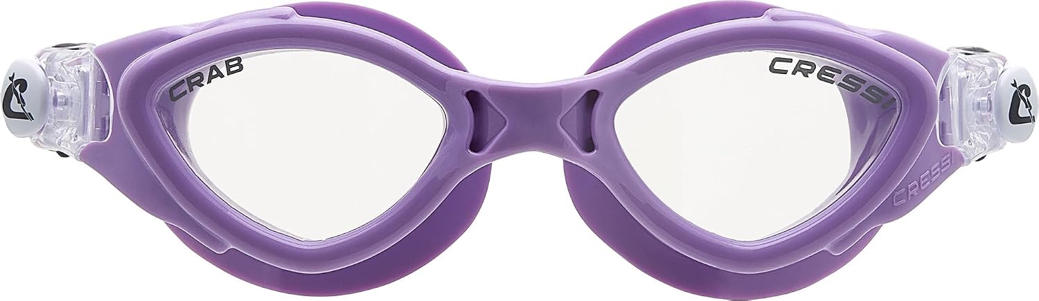 Cressi Silicone Swim Goggles for Kids age 3, 4, 5, 6, 7 | CRAB made in Italy by quality since 1946