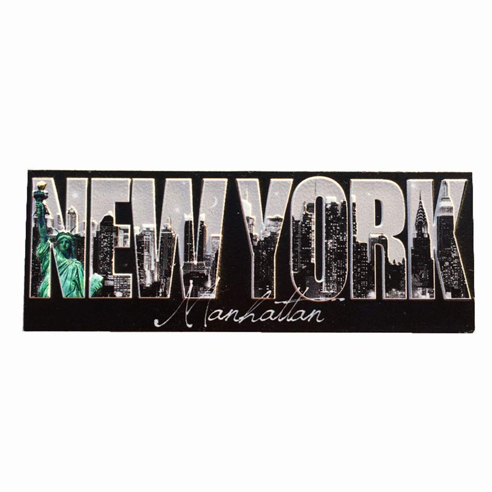 Muyu Magnet Manhattan New York America Manhattan New York Usa Fridge Magnet Travel Souvenir Gift Collection Home Kitchen Decoration Magnetic Sticker New York Refrigerator Magnet