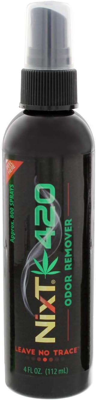 420 Odor Remover Spray - 4 Oz Car Smoke Odor Eliminator for Cigarette and Pot, Air Freshener for Home