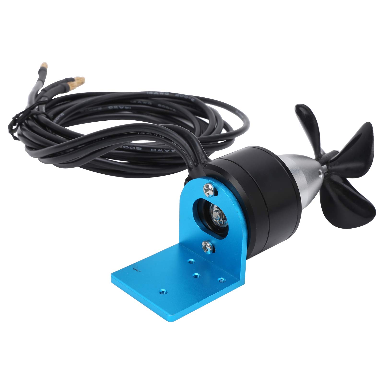 Dilwe RC Boat Motor Set, mit Propeller, Professional Unterwasserstrahlruder, 350KV, 24V, 30 m unter Wasser, Wasserdichter, für alle RC Boat, wie RC-Fischerboot usw.(CW)