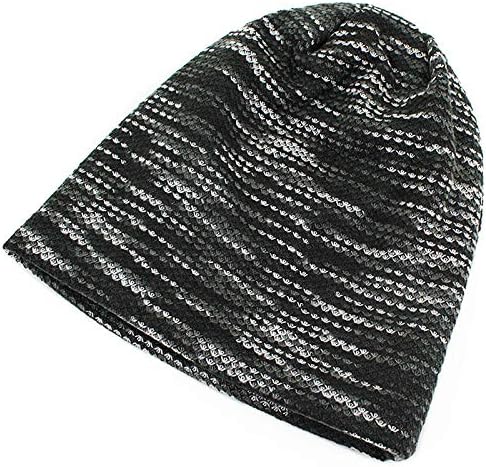 Miniatura 4 de Gorro de punto unisex para hombre y mujer, con forro de felpa