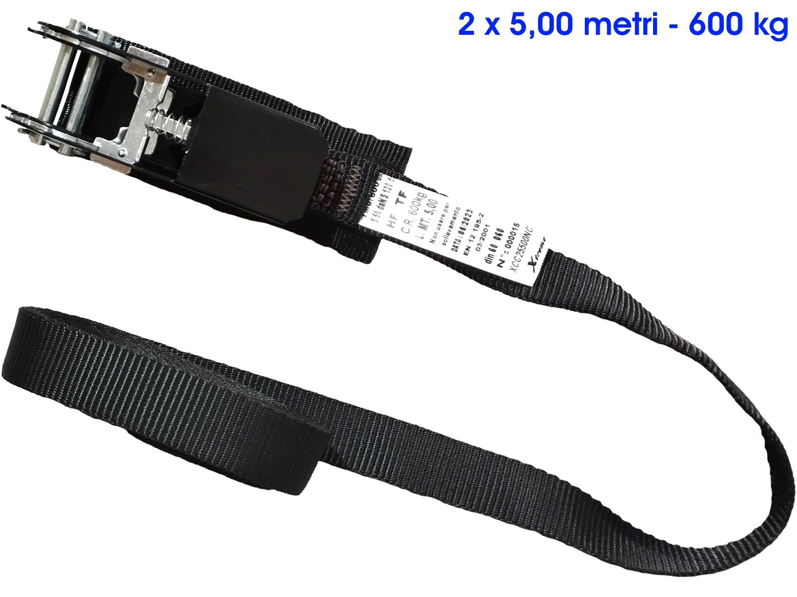 Cargo Straps, cinghie di fissaggio bagagli - Kit 2