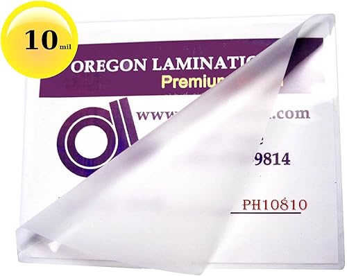 Miniatura 2 de Oregon - Bolsas de laminación en caliente (paquete de 100) de 10 mil 8-14 x 10-14 (tamaño de foto de 8 x 10)