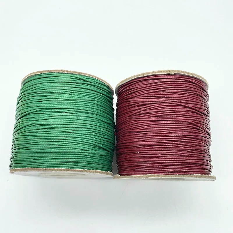 Cordón Encerado de 10 a 150 m, Hilo Encerado, Pulsera de Hilo, joyería de Moda, Venta al por Mayor, Cuerda para fabricación de Joyas, 10-1,0 mm (150 Metros)