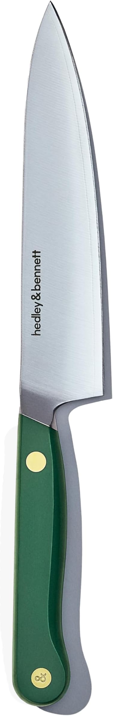 hedley & bennett Utility Knife - 5.6” Japanese Steel Kitchen Knife, 3-Layer High Stainless Steel with Plain Edge Knife for Chopping, Carving, and Cutting Fruits & Vegetables - Shiso (Green)