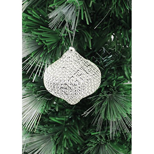 Best Price Square Diamante Sparkling Baubles - 9cm - Pack of 14 (Teardrop) - HANGING_ORNAMENT - Crystal - Birthday