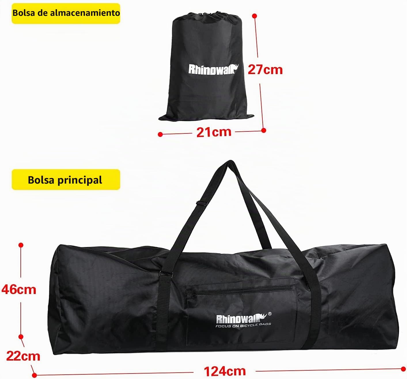 Bolsa de transporte para scooter eléctrico, bolsa de transporte plegable para scooter, mochila de hombro, resistente para Mijia M365 / M365 Pro Xiaomi Segway (negro)