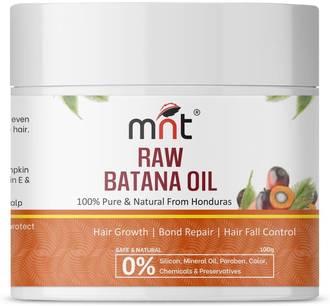Pure Raw Batana Oil for Hair Growth | Derived from American Oil Palm Nut | Promotes Thicker Hair Growth & Hair Nourishment | 100 gm