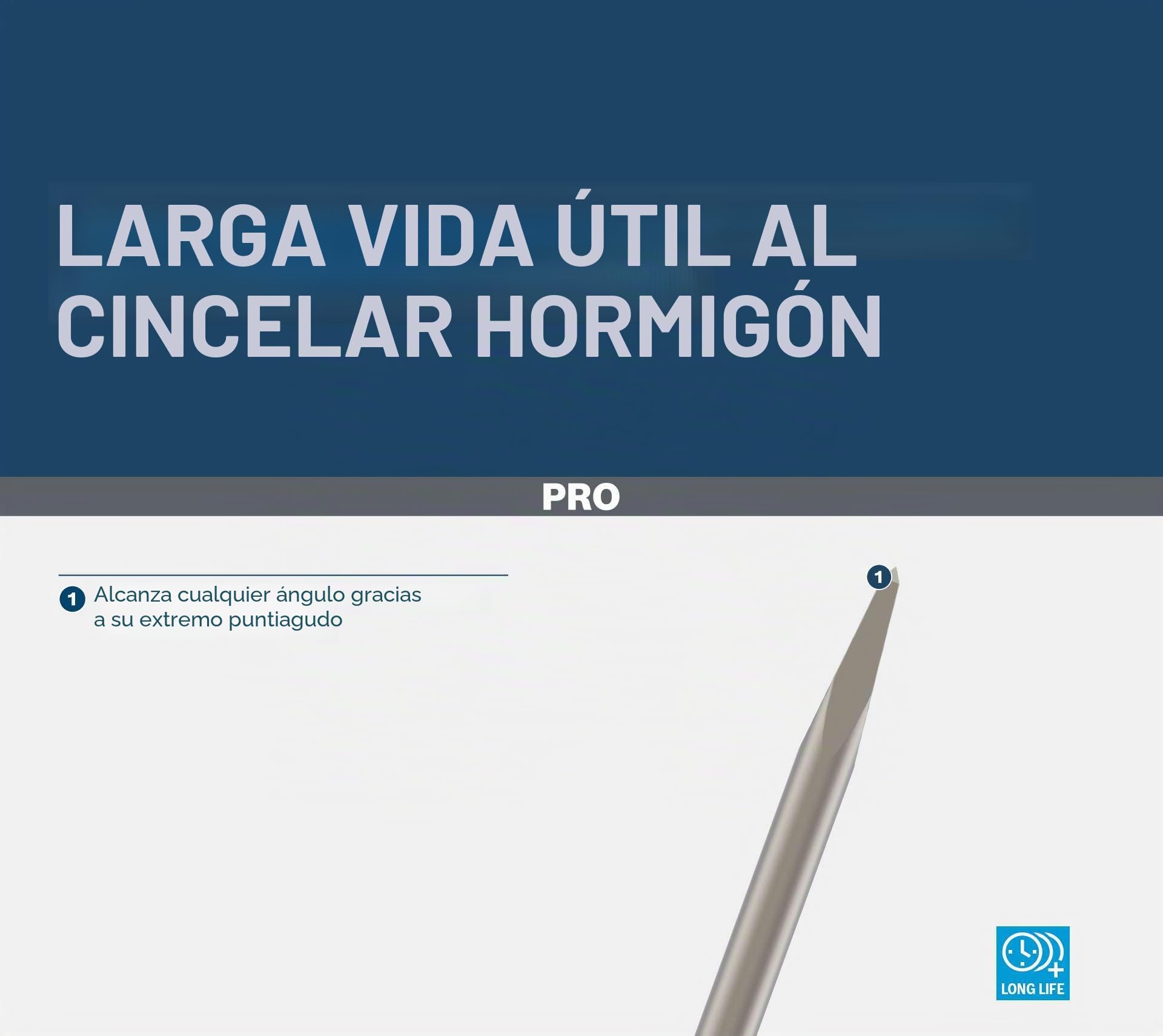 Bosch 10x Set de punteros PRO SDS plus-4C