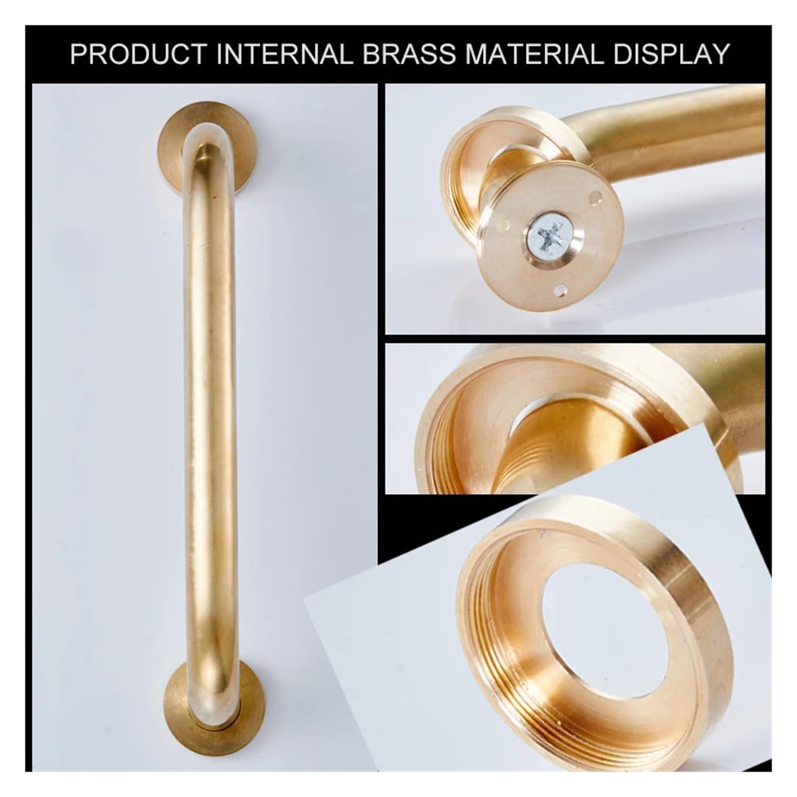 Asa Para Ducha Barra de apoyo for baño 30/35/40/45/50 cm con acabado en bronce antiguo cobre, segura for personas mayores de Baño(35cm)