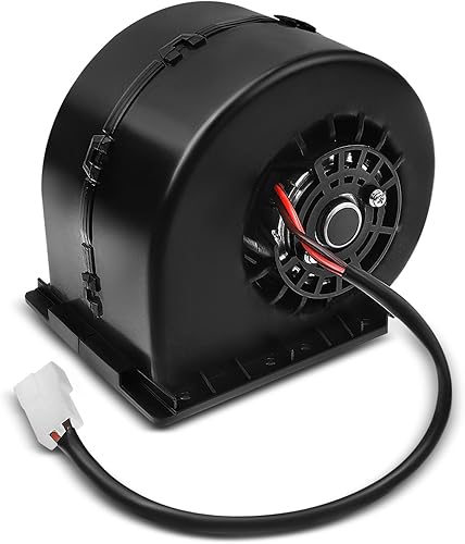 A-Premium Conjunto de motor de ventilador de calentador HVAC compatible con 010-A70-74D Motor de soplador de una sola rueda12 V, con jaula de