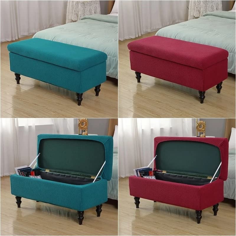 Housse de protection pour banc de rangement et pouf imperméable - 6