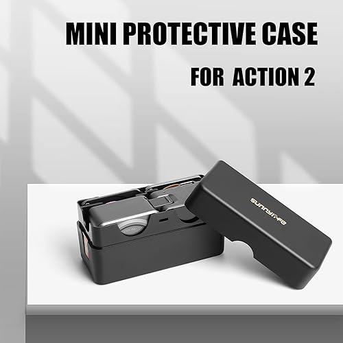 Miniatura 2 de Action 2 Funda para DJI Osmo Action 2 de doble pantallaPower Combo Filtro de lente de cámara SD Accesorios Almacenamiento Estuche rígido Mini