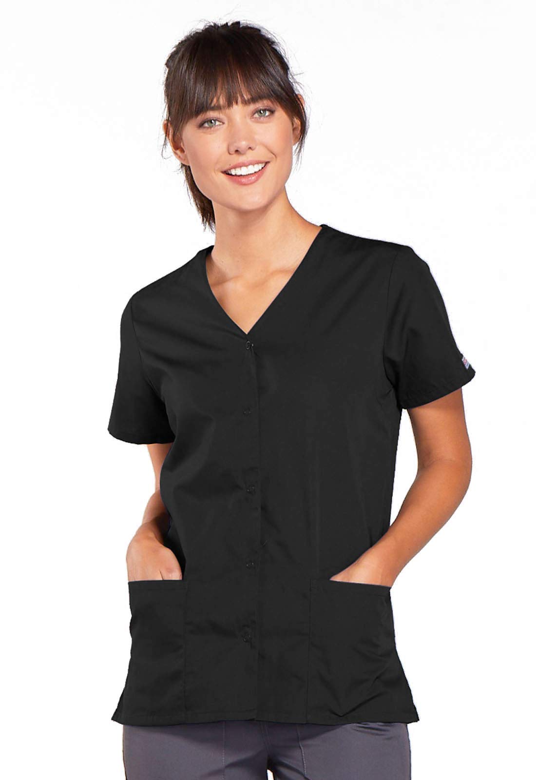 Scrubs for Women Workwear Originals Snap Front Top 4770