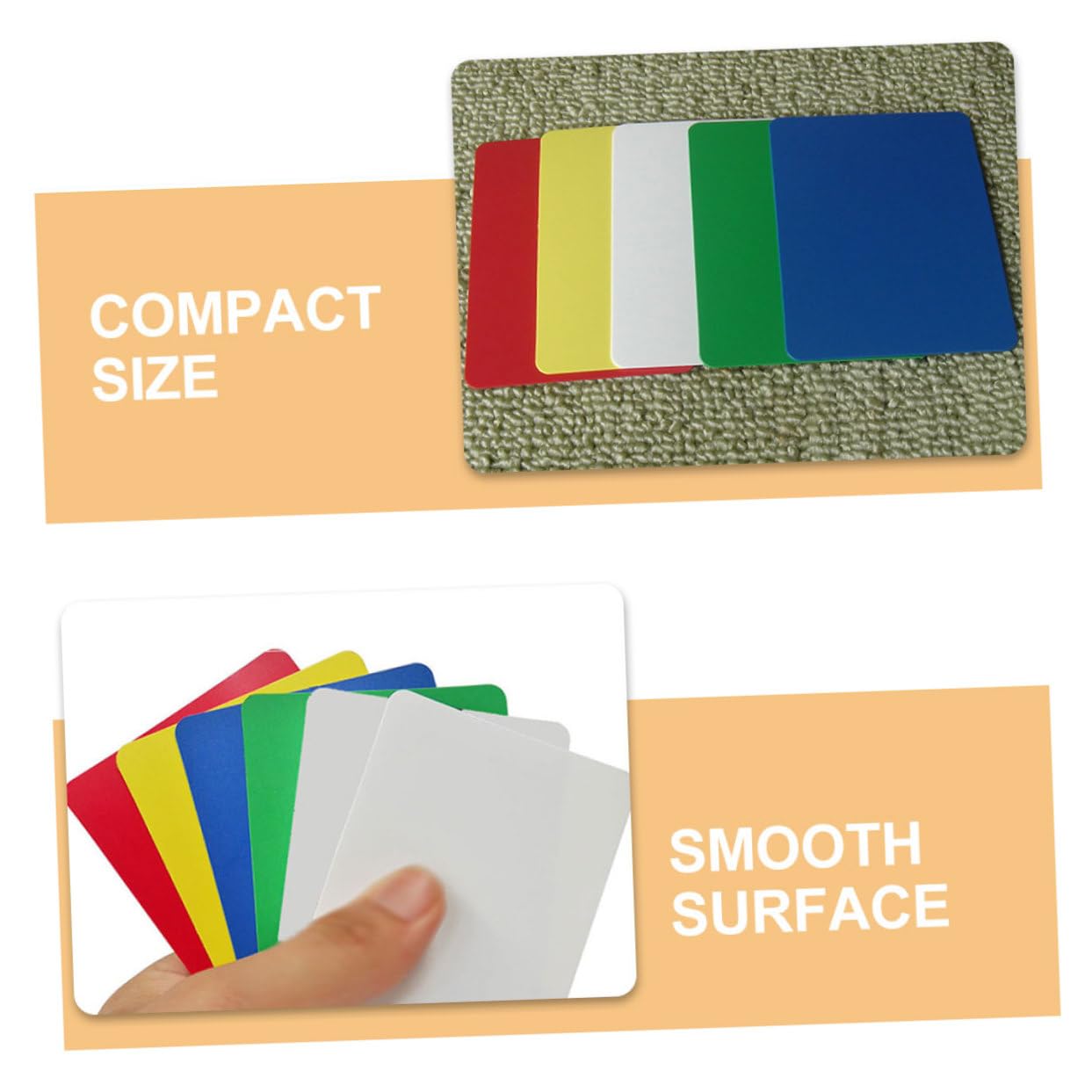 BESPORTBLE 2sets 5pcs Poker Cut Cards Professional Game Table Dispenser Portable Poker Supplies with Smooth Edges for Easy Dealing Accessory for Games 5pcs*2