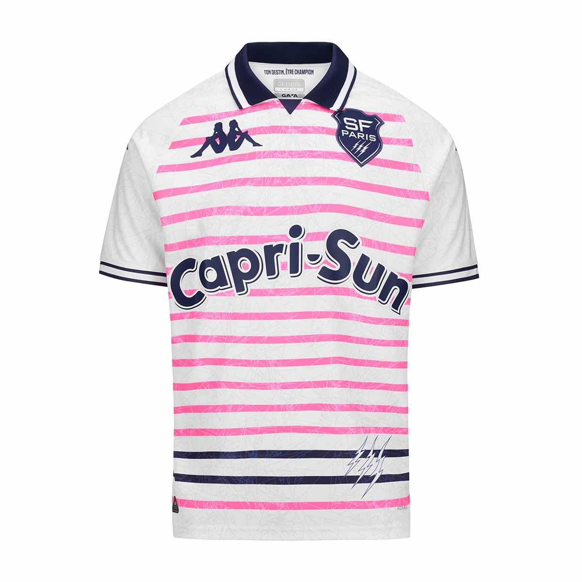 Kappa Kombat Third Stade Francais Paris 24/25 T-Shirt Garçon